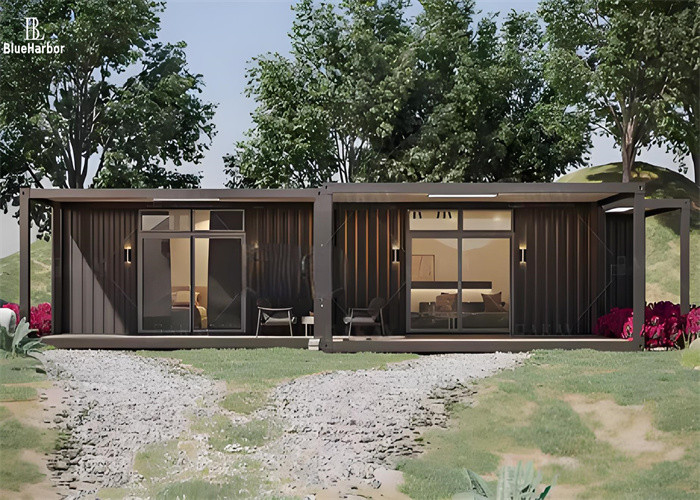 Des maisons modulaires personnalisées respectueuses de l'environnement avec une chambre, deux chambres ou plus