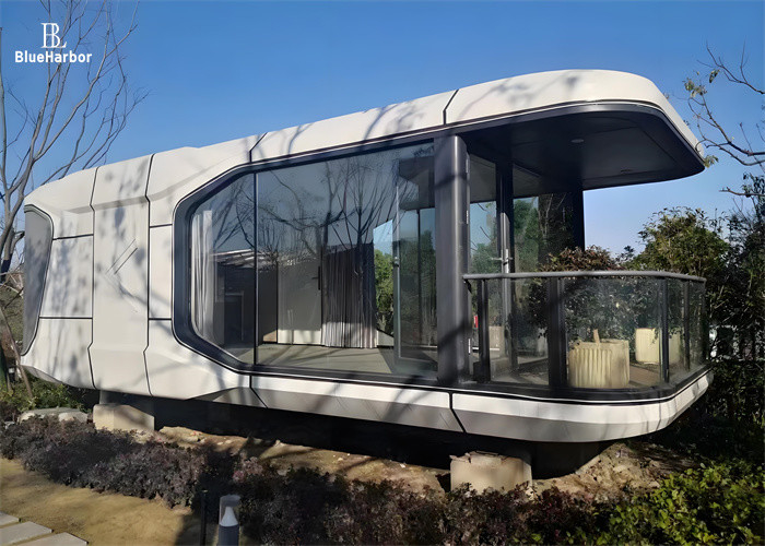 Meubles intelligents maison capsule spatiale pour 1-4 personnes avec un sens complet de la technologie