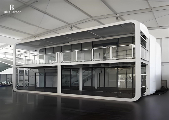 Deux étages Capsule Cabin maison étendue combinée pour les bureaux magasins appartement
