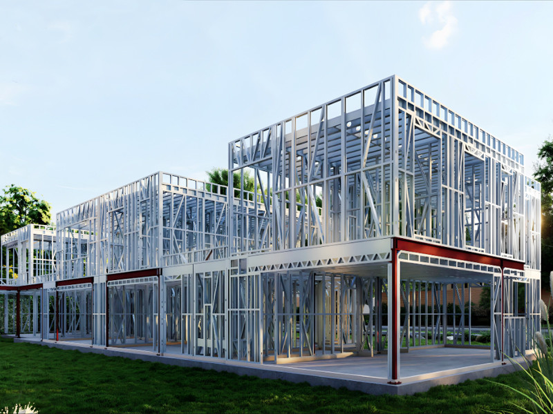 AS/AZ/UE/USA Maison en acier standard de calibre léger / Maison en métal préfabriquée entièrement équipée